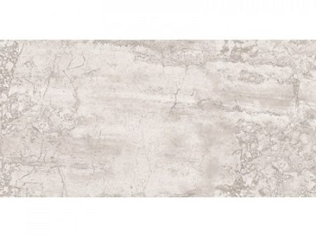 Lungarno - Stoneway 12 in. x 24 in. Glazed Porcelain Tile - White Grey Hot on Sale