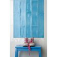 Tesoro - Joyful 4  x 16  Subway Tile - Azure For Sale