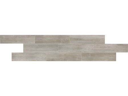 Daltile Trellis Oak 9 in. x 36 in. Porcelain Floor Tile - Smoke TR23 Online Hot Sale