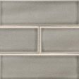 MSI - Highland Park - 4 in. x 12 in. Dove Gray Subway Tile Cheap