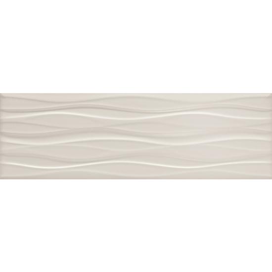 American Olean Visual Impressions Wall Tile - Multi Wave - Gray Supply