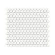 Anatolia - Soho Porcelain - 3 4 in. Penny Round Mosaic - Canvas White Glossy Supply