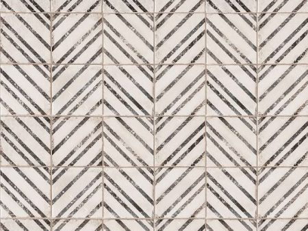 Bedrosians Tile & Stone - Vivace 4  x 4  Decorative Tile - Rice Incline Online Hot Sale