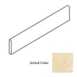 American Olean Mirasol 3 in. x 10 in. Glazed Ceramic Wall Bullnose - Crema Laila Glossy Discount