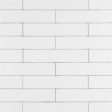 SomerTile - Chester 2  x 10  Subway Tile - Matte Bianco Online now