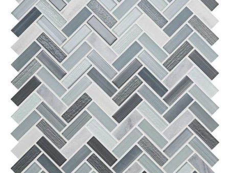 American Olean - Serentina - Herringbone Mosaic - Zen Online