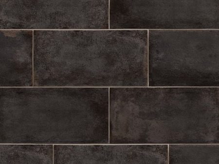 Bedrosians Tile & Stone - Vivace 9  x 18  Field Tile - Caviar Hot on Sale