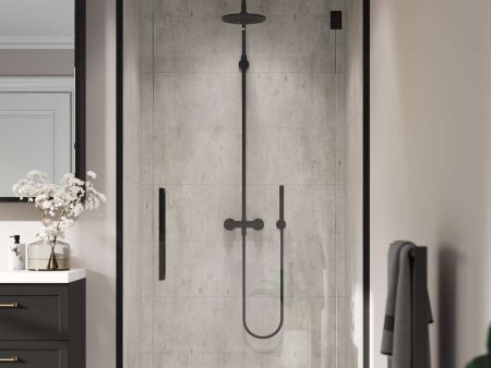 Cracked Cement 12  x 24  Tile Shower Standard Kit - K2204-M63 on Sale