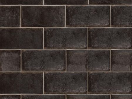 Bedrosians Tile & Stone - Vivace 4  x 9  Floor & Wall Tile - Caviar Online now