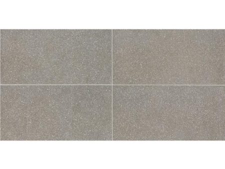 American Olean Neospeck 12 in. x 24 in. Porcelain Floor Tile - Medium Gray Discount