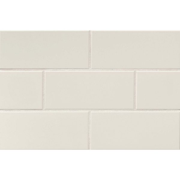 Bedrosians - Traditions 4  x 10  Ceramic Wall Tile - Gloss Biscuit Online Sale