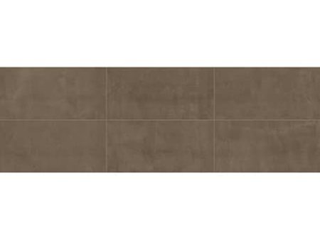 Daltile Chord 12 in. x 24 in. Porcelain Polished Floor Tile - Baritone Brown Fashion