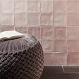 Arizona Tile - Flash 5  x 5  Ceramic Wall Tile - Blush For Sale