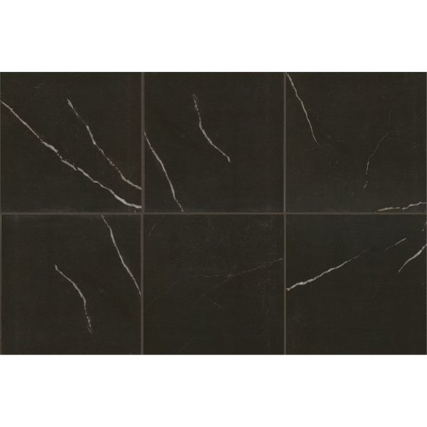 Marazzi - Classentino Marble 24 in. x 24 in. Porcelain Tile - Centurio Black Polished Online now