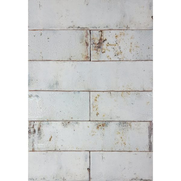 Tesoro Decorative Collection - Grunge Ceramic 3 in. x. 12 in. Wall Tile - Iron For Sale