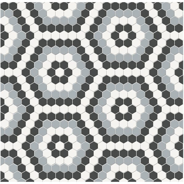 Anatolia - Soho Porcelain - Hexagon Pattern Mosaic - Dawn Blend Matte Supply