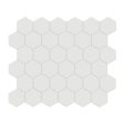 Anatolia - Soho Porcelain - 2 in. Hexagon Glazed Mosaic - Vintage Grey Matte For Discount