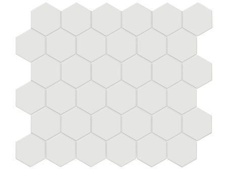 Anatolia - Soho Porcelain - 2 in. Hexagon Glazed Mosaic - Vintage Grey Matte For Discount