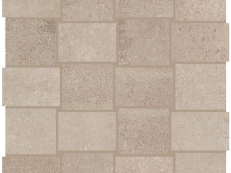 American Olean - Union 2  x 3  Modern Weave Mosaic - Weathered Beige Discount