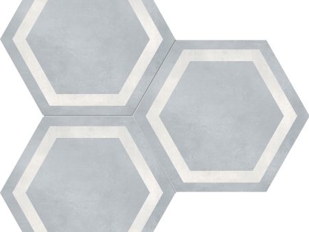 Anatolia - Form HD 7 in. x 8 in. Hexagon Frame Porcelain Tile - Tide Online Sale