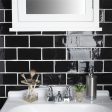 SomerTile - Chester 3  x 6  Subway Tile - Nero Online Sale