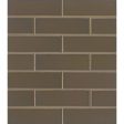 Bedrosians Tile & Stone - Zenia 2  x 6  Matte Floor & Wall Mosaic - Umbra Cheap