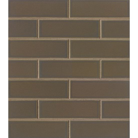 Bedrosians Tile & Stone - Zenia 2  x 6  Matte Floor & Wall Mosaic - Umbra Cheap