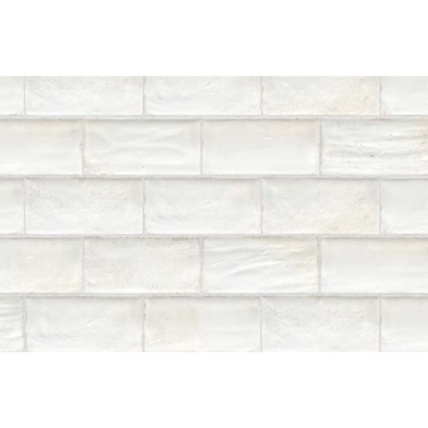 Topcu - Vita Decorative Wall Tile 4 in. x 8 in. - Bianco Fashion