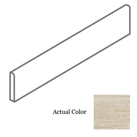 Tesoro - Craft 3 in. x 24 in. Porcelain Bullnose Tile - Yarn For Discount