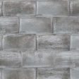 Topcu - Vita Decorative Wall Tile 4 in. x 8 in. - Grafite Fashion