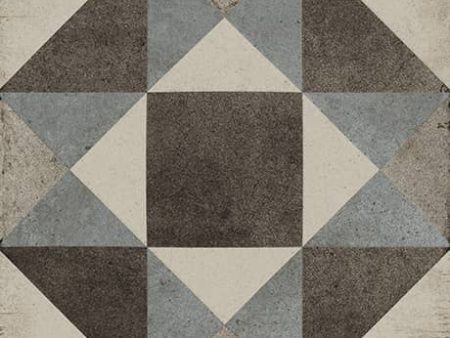 Daltile Quartetto - 8 in. x 8 in. Glazed Porcelain Tile - Cool Figura Discount