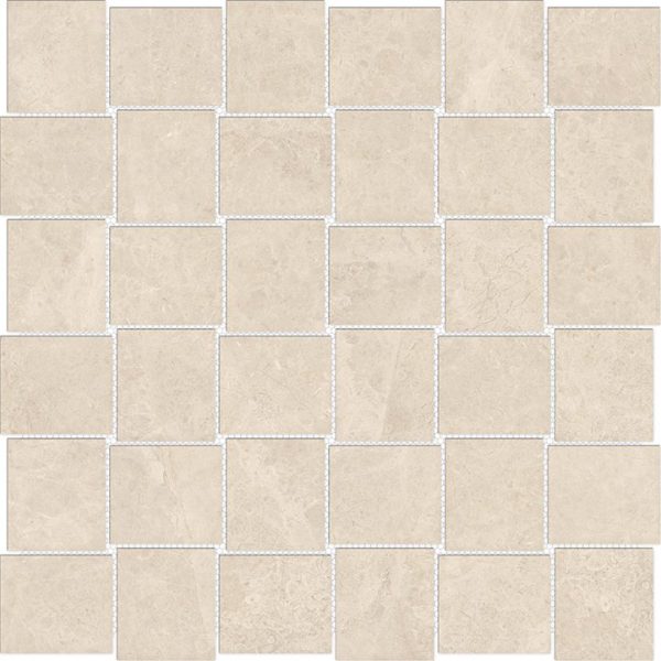 Anatolia Mayfair 2 in. x 2 in. HD Porcelain Basketweave Mosaics - Allure Ivory (Matte) Online Sale