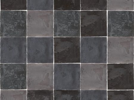 Arizona Tile - Flash 5  x 5  Ceramic Wall Tile - Graphite Online Hot Sale