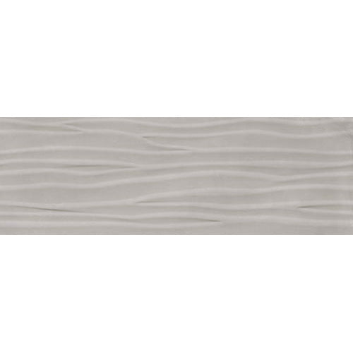 Happy Floors - Titan - 12 in. x 36 in. Rectified Ceramic Wave Wall Tile - Glossy - Pearl Online Sale