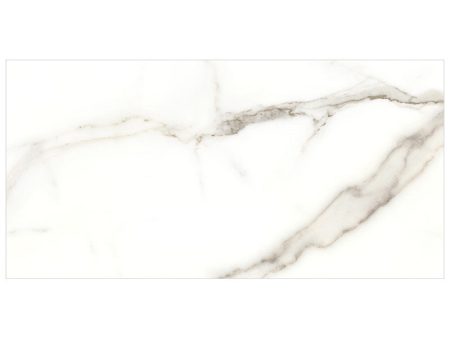 Anatolia Mayfair 12 in. x 24 in. HD Rectified Porcelain Tile - Calacatta Oro (Polished) Hot on Sale