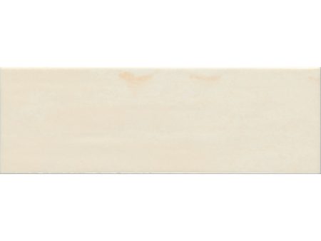 Tesoro - Maiolica 4 in. x 12 in. Bullnose - Crema Hot on Sale