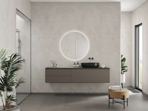 White Marble Smooth Wide Shower Kit 40.5  x 94.5  - K872273 on Sale