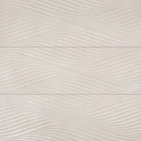 Bedrosians - Donna 13  x 40  Wave Wall Tile - Beige Online