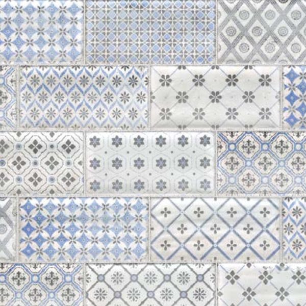 Topcu - Vita Decorative Wall Tile 4 in. x 8 in. - Mare Decor Mix Fashion