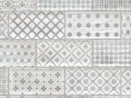 Topcu - Vita Decorative Wall Tile 4 in. x 8 in. - Nebbia Decor Mix Discount