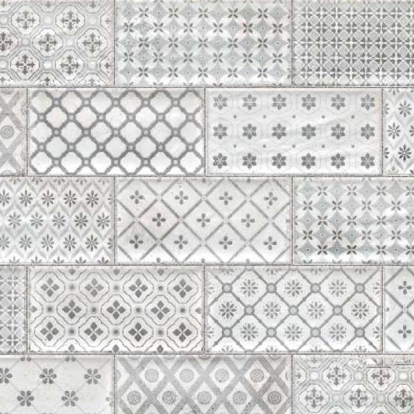 Topcu - Vita Decorative Wall Tile 4 in. x 8 in. - Nebbia Decor Mix Discount