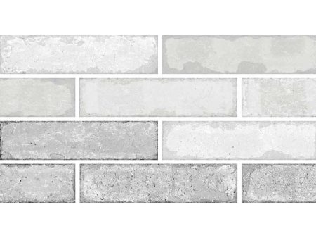 Crossville Studios - BrickLane - 3 in. x 12 in. Porcelain Tile - White For Cheap