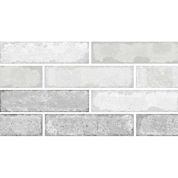 Crossville Studios - BrickLane - 3 in. x 12 in. Porcelain Tile - White For Cheap