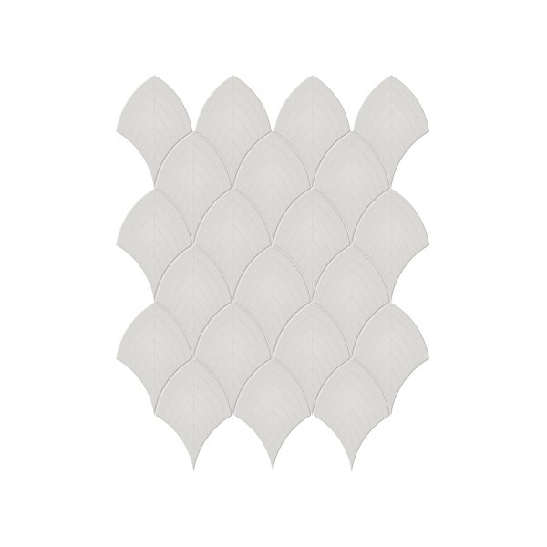 Anatolia - Soho Porcelain - Scallop Glazed Mosaic - Halo Grey Glossy Discount