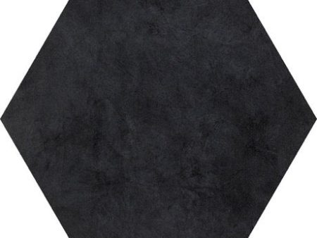 Daltile - Bee Hive 24 in. x 20 in. Porcelain Tile - Black For Sale