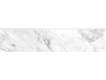 Anatolia - La Marca Glazed Porcelain 3 in. x 12 in. Honed Bullnose - Statuarietto Online now