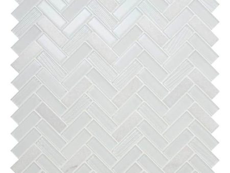 American Olean - Serentina - Herringbone Mosaic - Bliss Hot on Sale