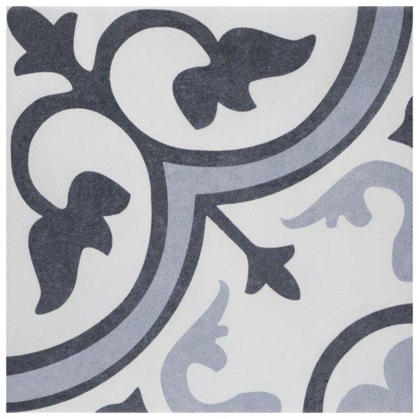 SomerTile - Amberes 13 in. x 13 in. Ceramic Tile - Azul II Online Sale