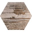 Tesoro - Gauguin Wood Hex Porcelain Tile - Mix Hex Cheap