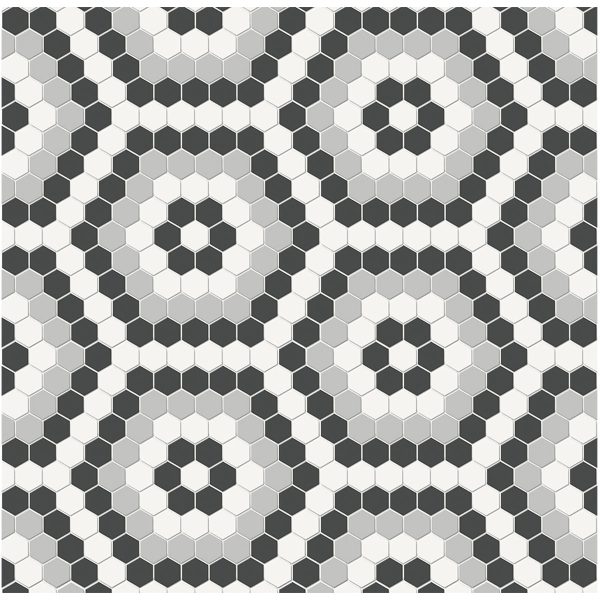 Anatolia - Soho Porcelain - Hexagon Pattern Mosaic - Midnight Blend Matte Online